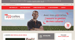 Desktop Screenshot of mesparcelles.fr