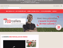 Tablet Screenshot of mesparcelles.fr